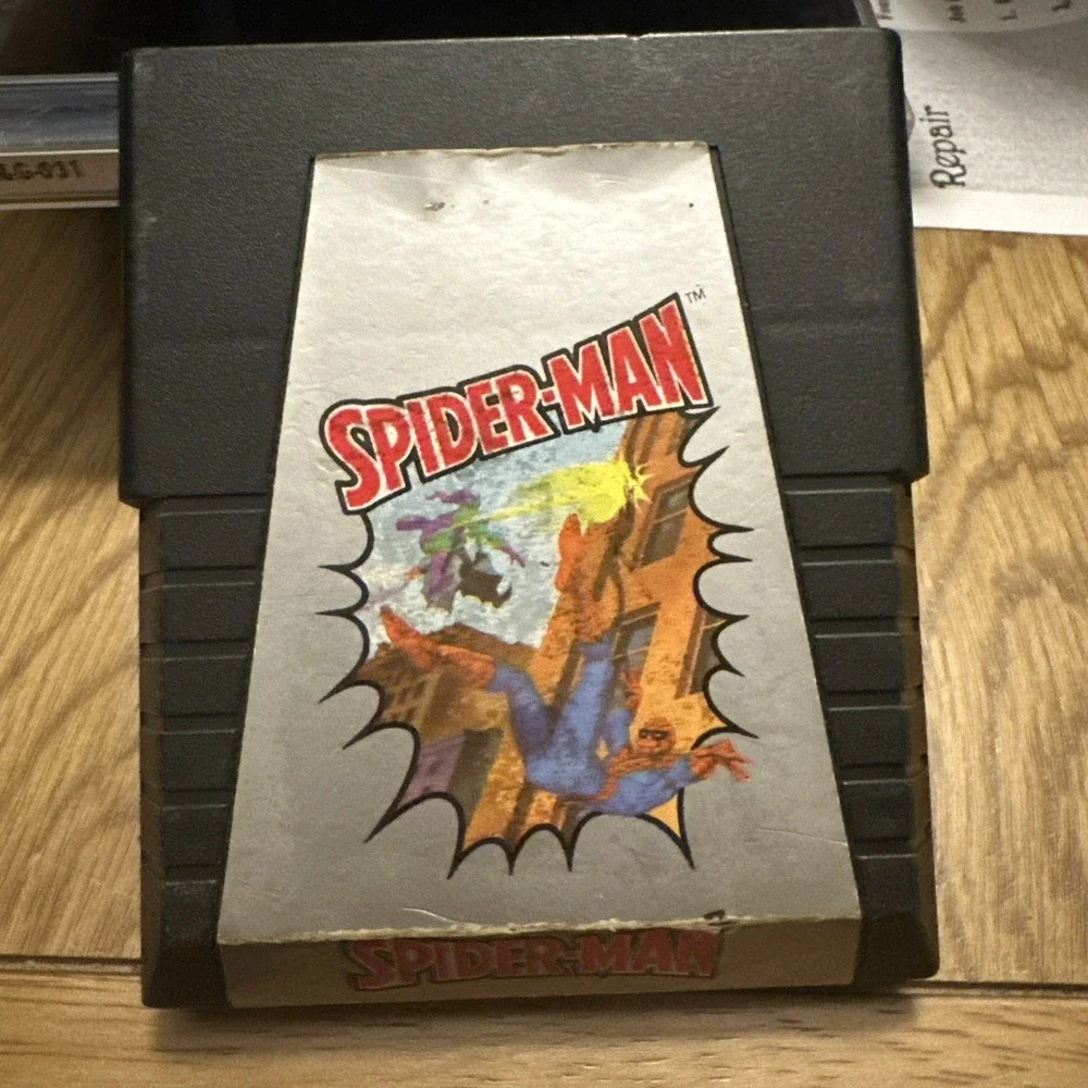 Spider-Man Atari 2600 Video Game Cartridge Parker Brothers 1982 NTSC-U/C